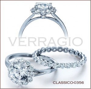 Classico-0356 diamond engagement ring from Verragio