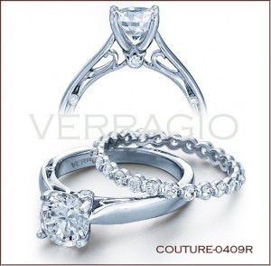 Couture-0409R diamond engagement ring from Verragio