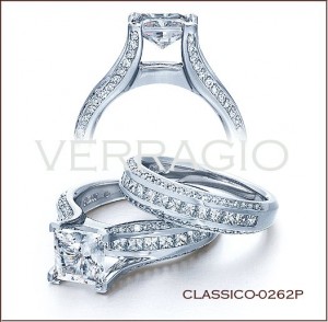 Classico-0262P diamond engagement ring from Verragio