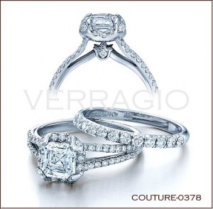 Couture-0378 diamond engagement ring from Verragio