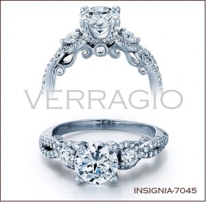 Insignia-7045 diamond engagement ring from Verragio