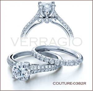 Couture-0382R diamond engagement ring from Verragio