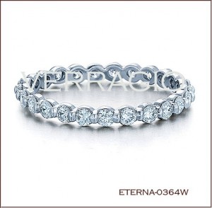 Eterna-0364W Diamond Wedding Ring from Verragio