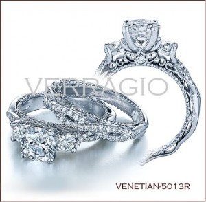 Venetian-5013R diamond engagement ring from Verragio