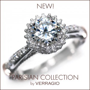 New engagement rings from the new Parisian Collection.