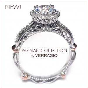 New engagement rings from the new Parisian Collection.
