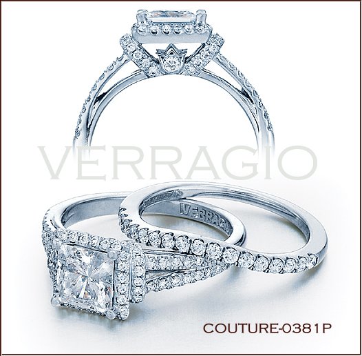Couture-0381P diamond engagement ring from Verragio