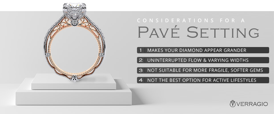 Considerations for a Pavé Setting