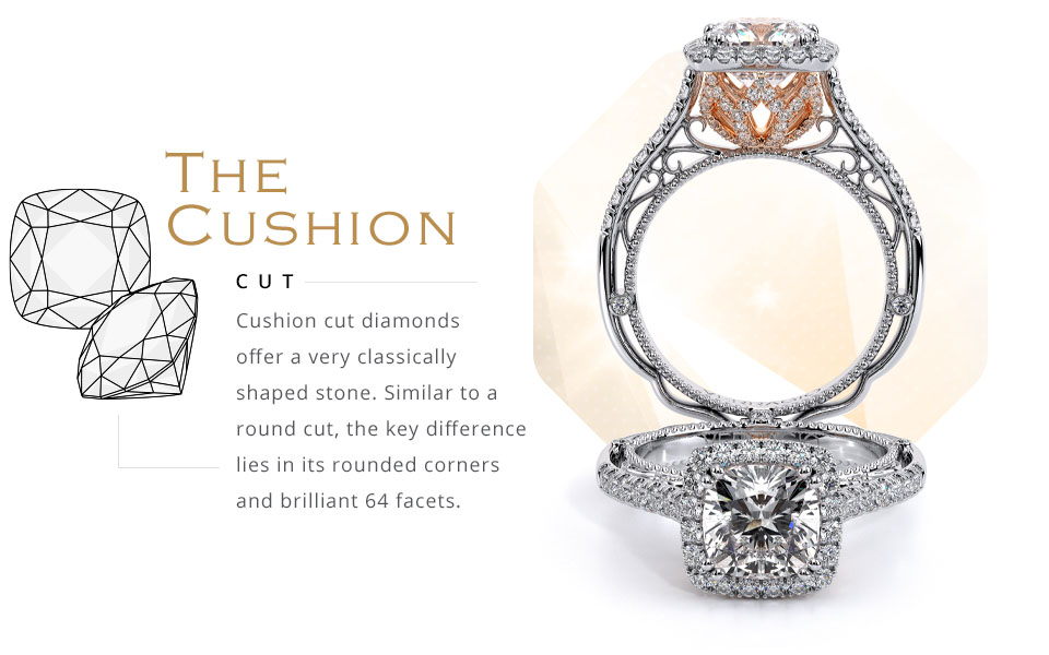 the cushion cut engagement ring
