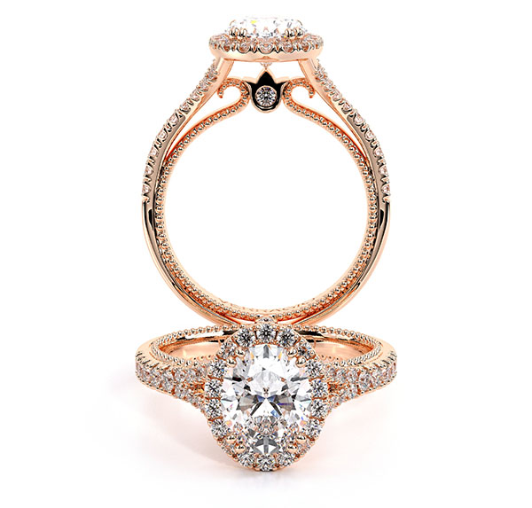 verragio couture rose gold engagement ring